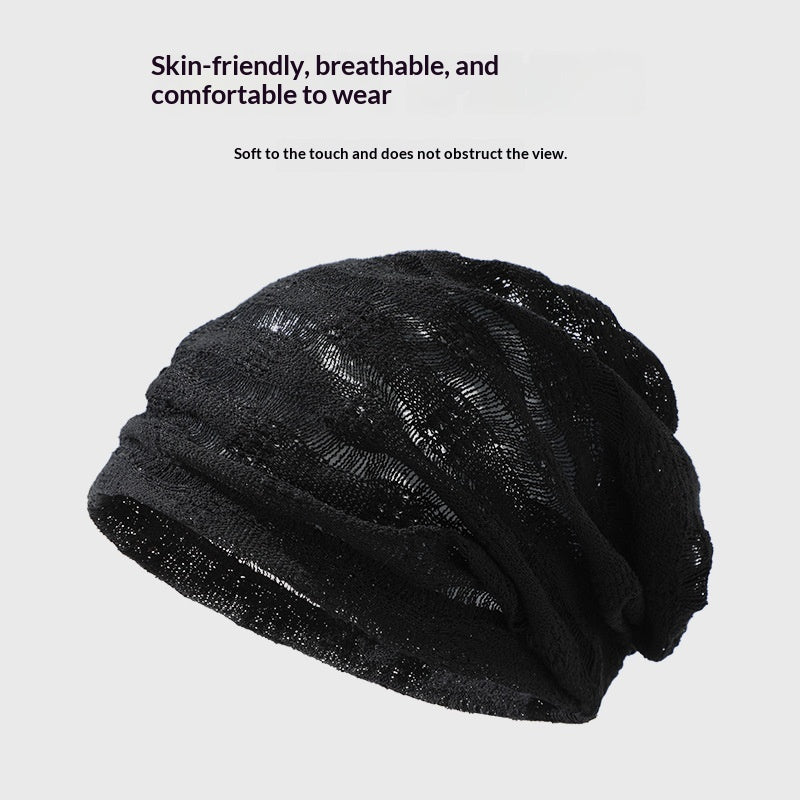 Knit Wit — Hollow Cotton-Linen Face-Slimming Headwrap