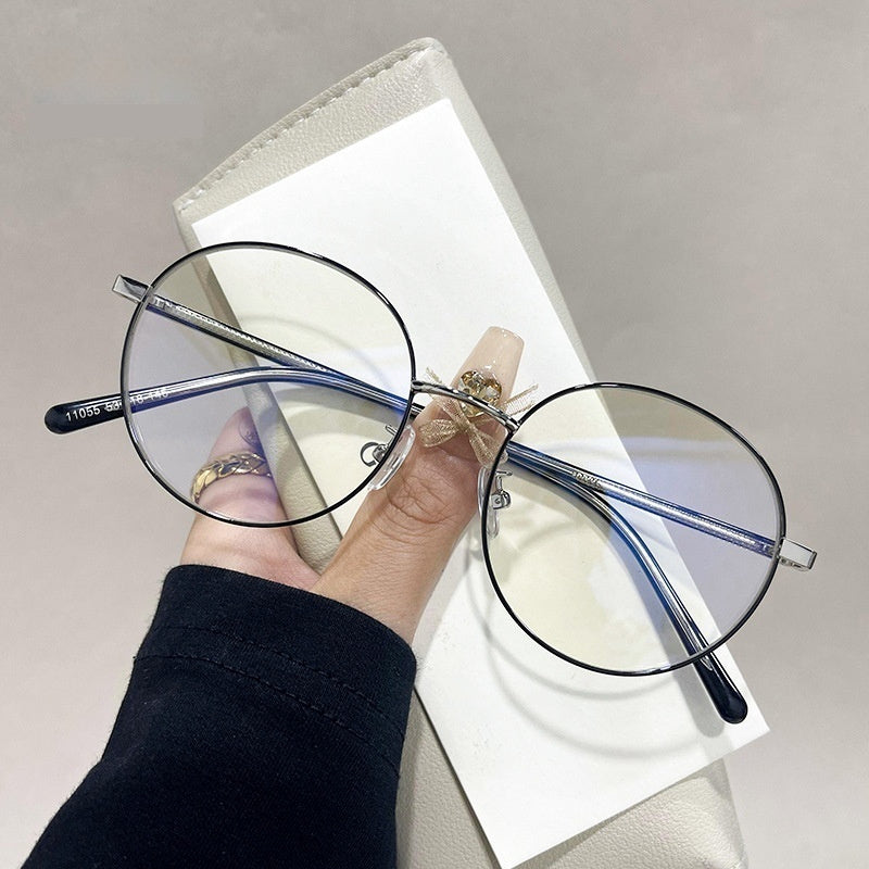 Screen Saver Style — Round Blue Light Blocking Glasses, Rx Optional
