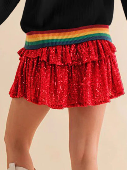 Sequin-sational Night — European American Mini Club Skirt