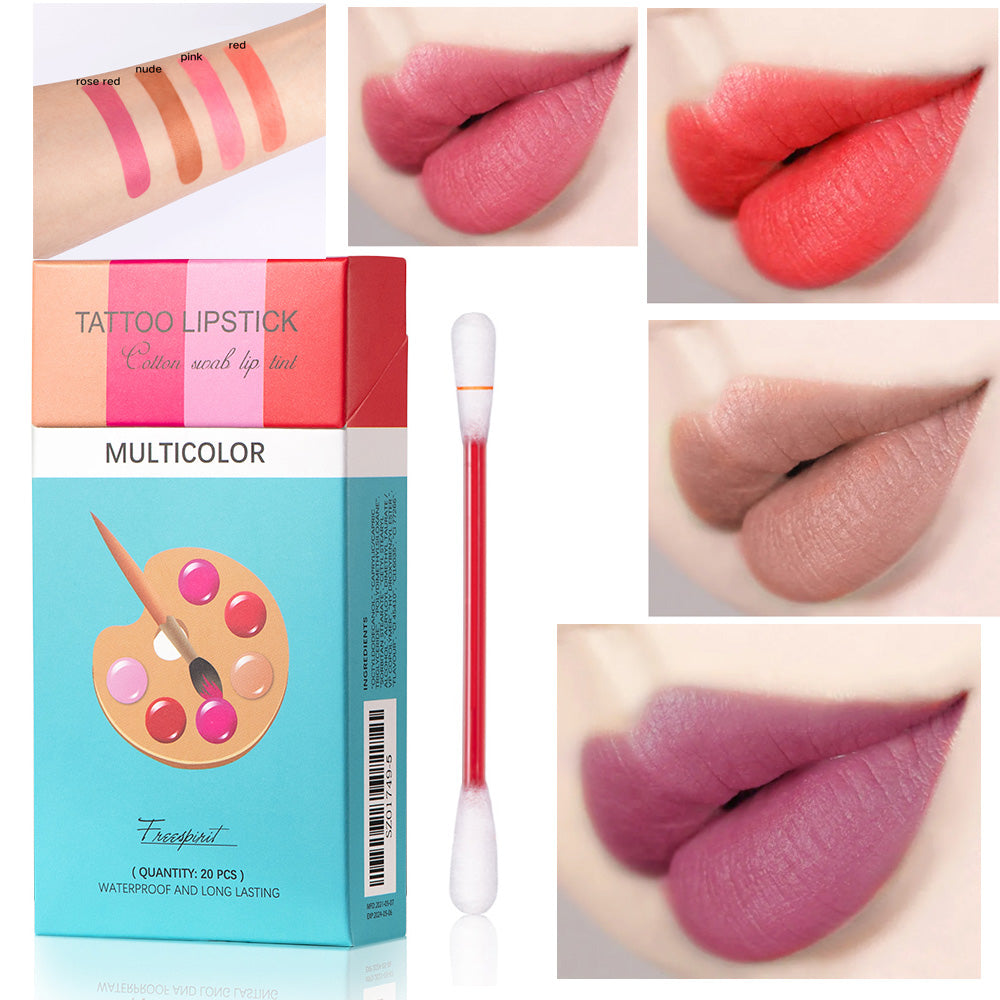 Pout On-The-Go — 20-Count Cotton Swab Lipsticks