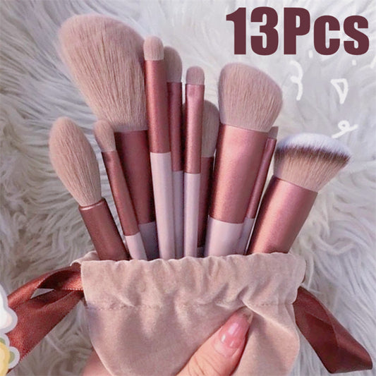 Brush with Greatness — 13pc Essential Makeup Brush Set for Face & Eyes
