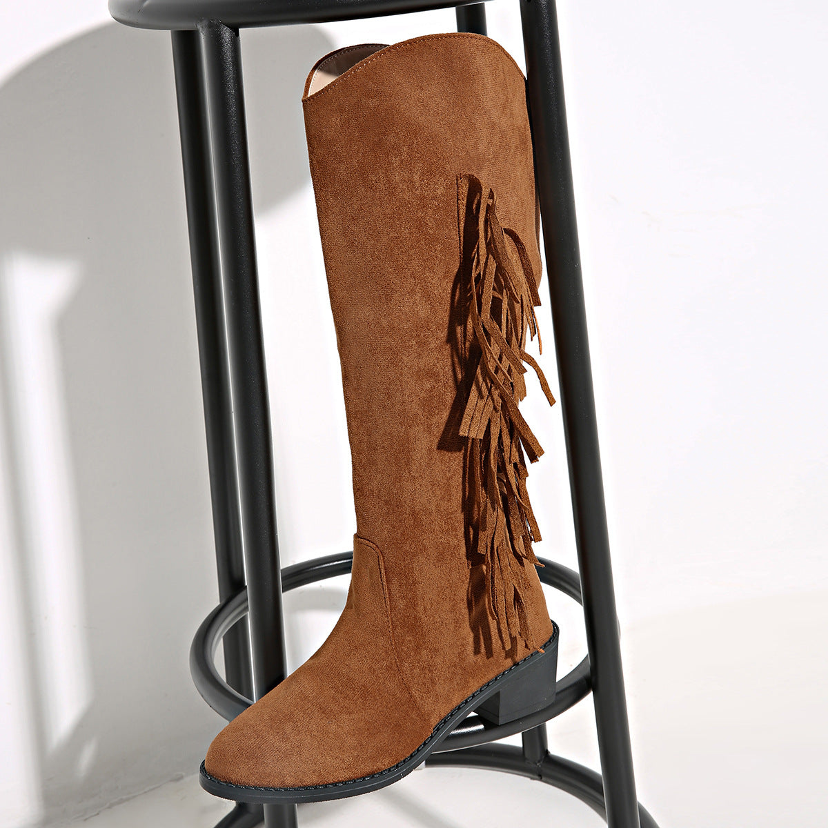 Suede Dreams — Tassel Over-the-Knee Boots