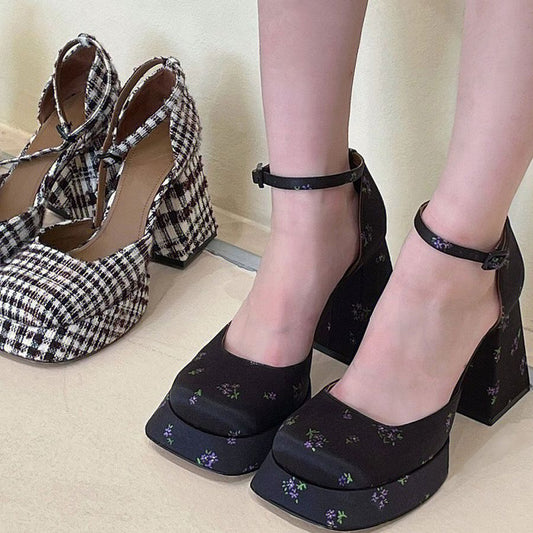 Mary Jane Magic — Chunky Heel Vintage Platform Mary Janes