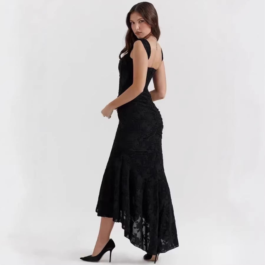 Siren Song — Sleeveless Fishtail Maxi Gown