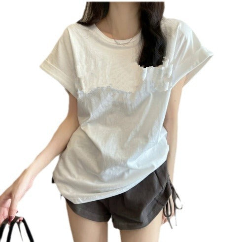 Korean Craze — Loose Drop Shoulder Sleeve Top