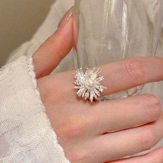 Firework Fantasy — New Niche Pearl Firework Open Ring