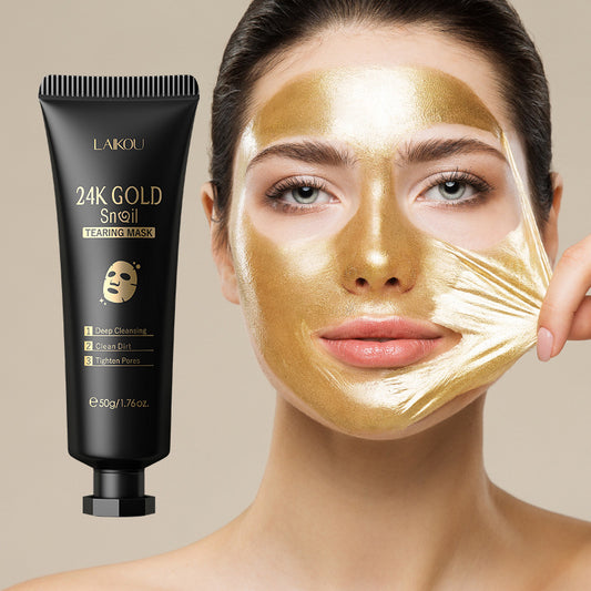 Snail Mail to Smooth — Hydrating Gold Foil Tear-Off Mask