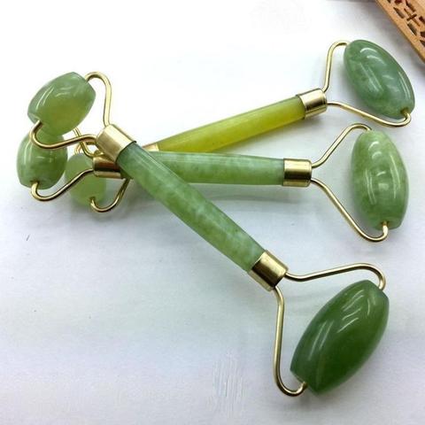 Jade It Happen — Authentic Jade Facial Massage Roller for Beauty & Relaxation