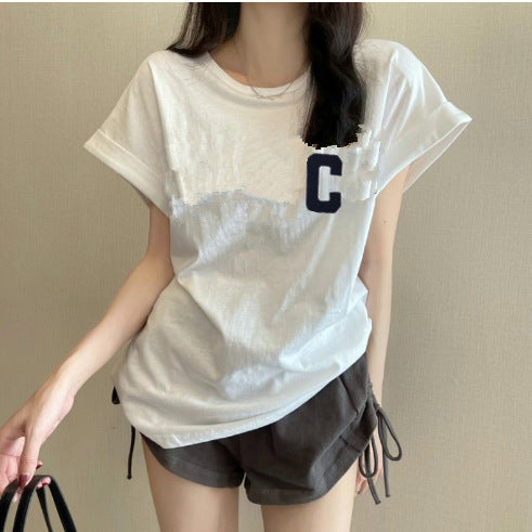 Korean Craze — Loose Drop Shoulder Sleeve Top