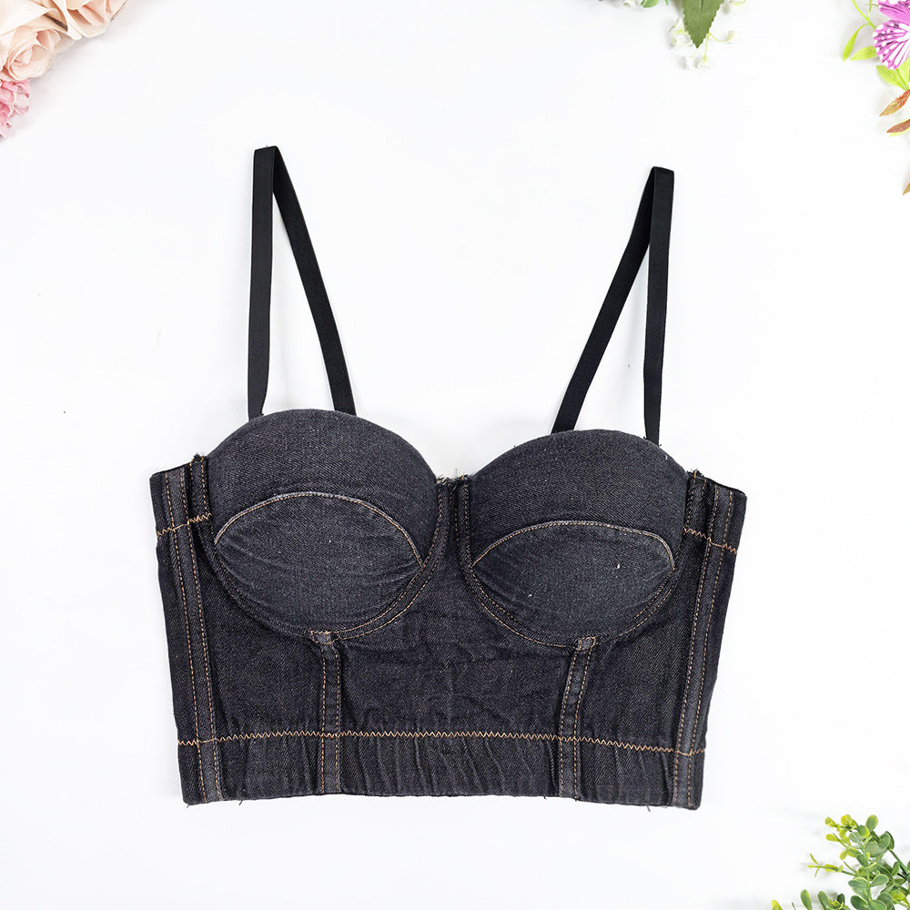 Denim Diva — Fashionable All-Matching Denim Camisole