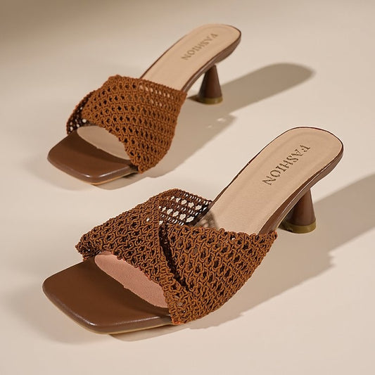 Roman Holiday — Woven Wedge Platform Sandals