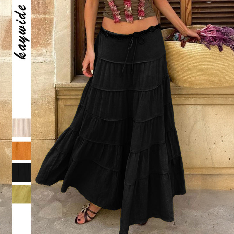 Sweet Tiered Style — A-Line Cake Skirt for Women