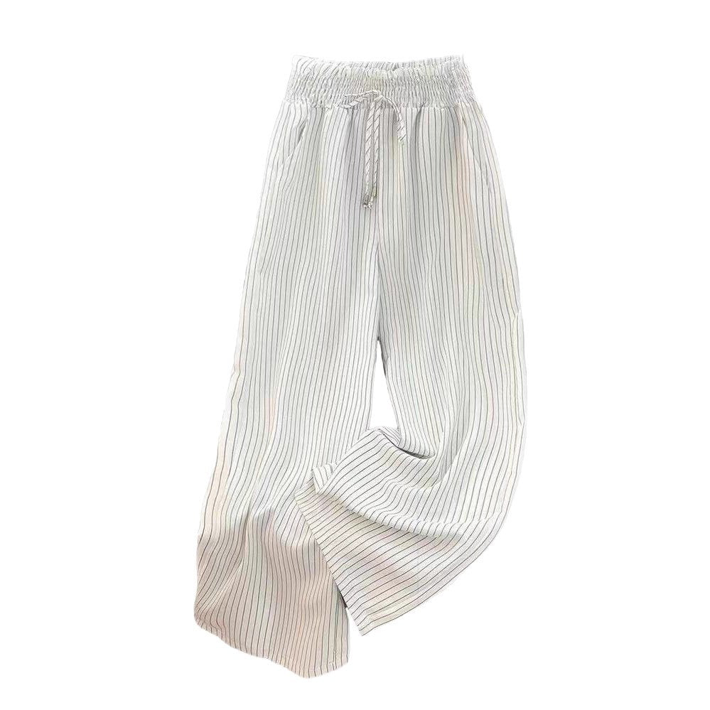 Stripe a Pose — Versatile Vertical-Striped Wide-Leg Pants