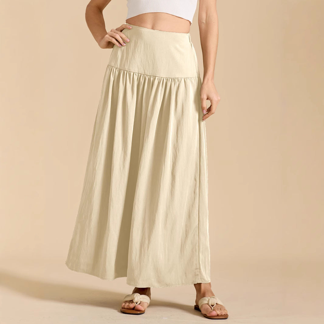Pocket Full of Posies — Cotton Pocketed High-Waisted Maxi Skirt