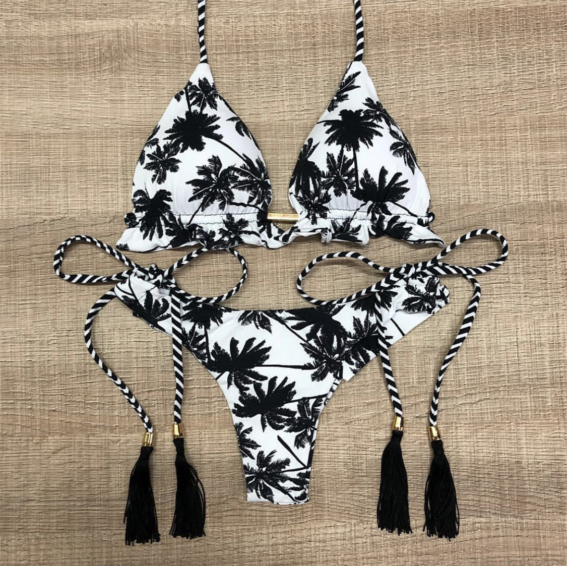 Bloom & Swim — Elegant Floral Print Bikini