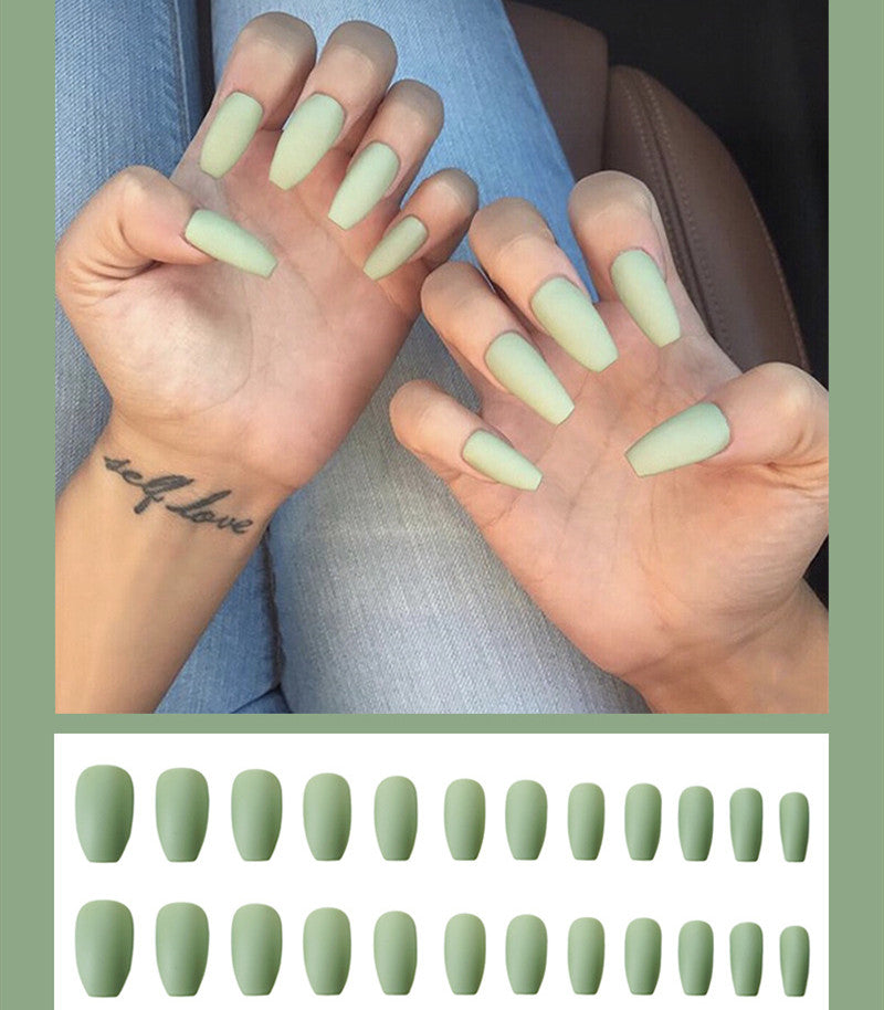 Matte Magic — 24pc Frosted Ballet Fake Nails