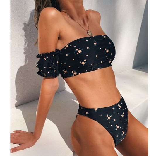 Blooming Beauty — Floral Pattern 2-Piece Bikini