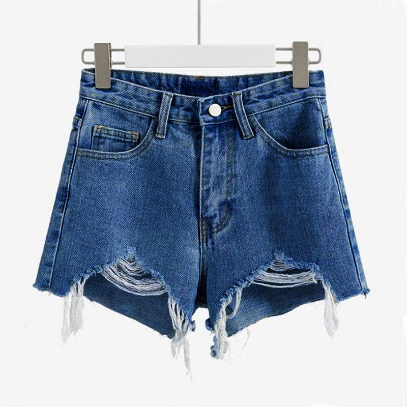 Raw Edge Rebel — Instagram-Ready Denim Shorts