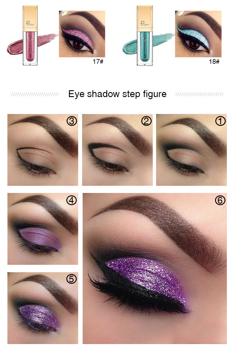 Sparkle & Shine — 18-Color Glitter Eyeshadow Palette