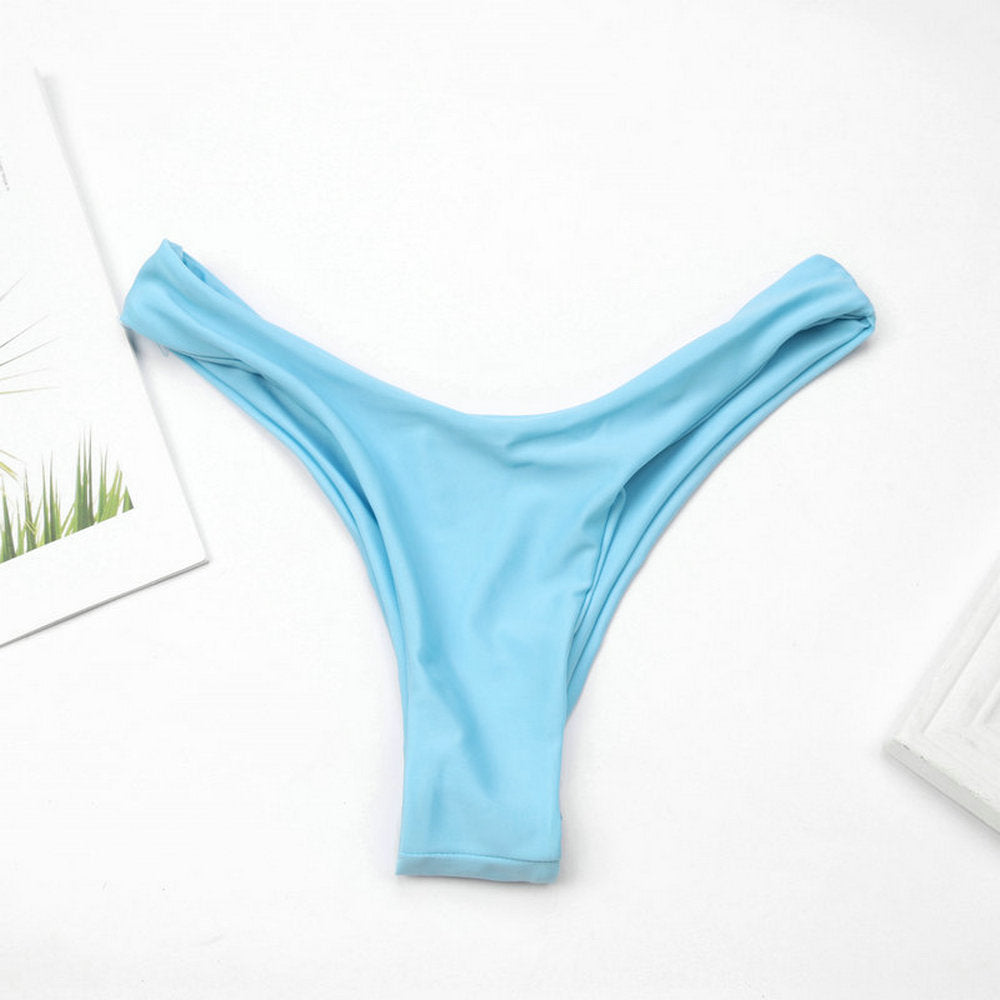 Rainbow Hues — Multicolor Split Ladies Swimsuit