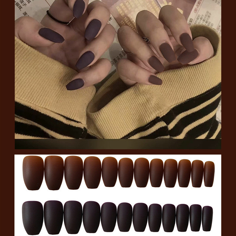 Matte Magic — 24pc Frosted Ballet Fake Nails