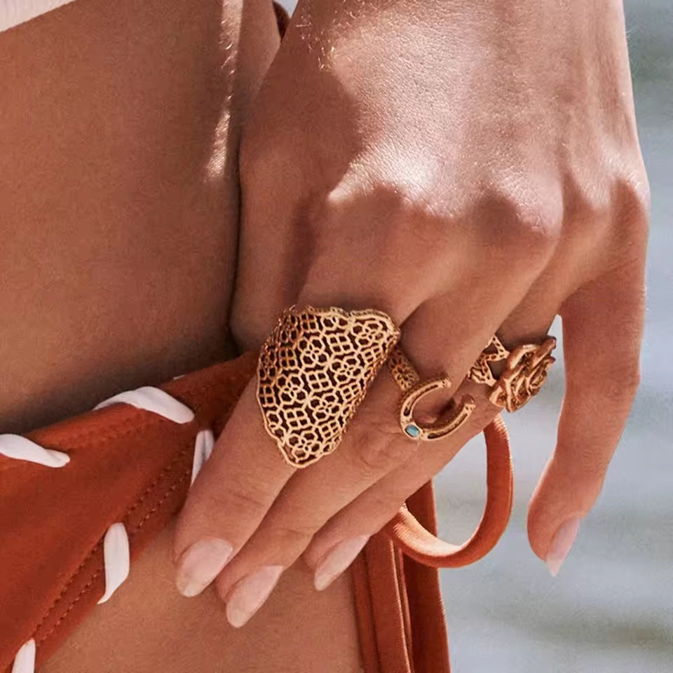 Titan-tastic — Hollow Titanium Steel Non-Fading Open Ring