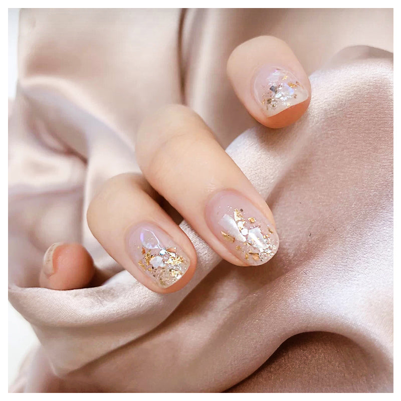 Foil Play — Gold & Silver Nail Art Flakes & Wire