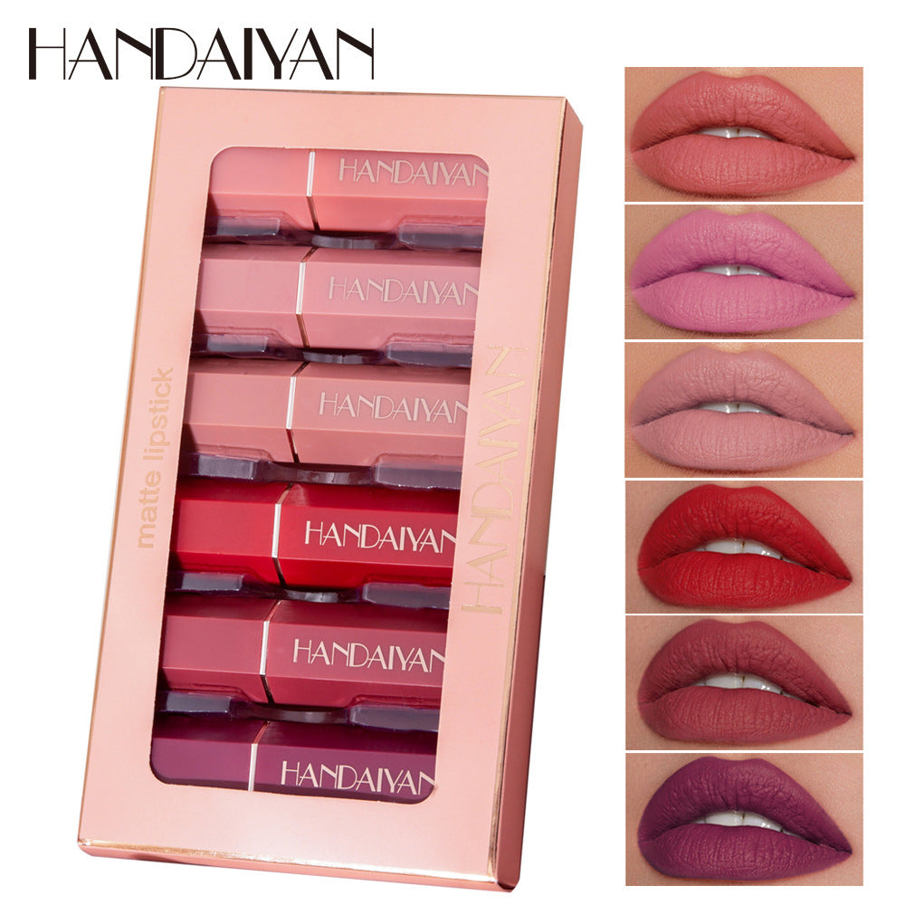 Lip Service — 6-pc Matte Non-Stick Cup Lipstick Set