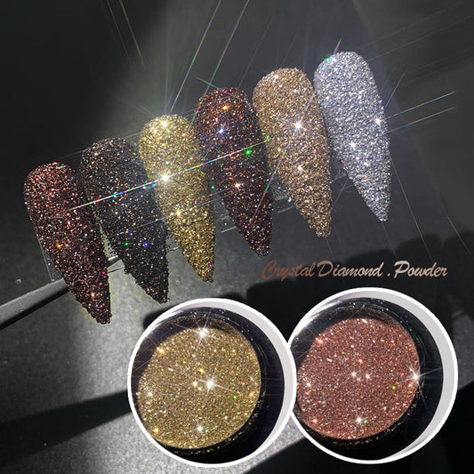Diamond Dazzle — Crystal Diamond Glitter Nail Powder