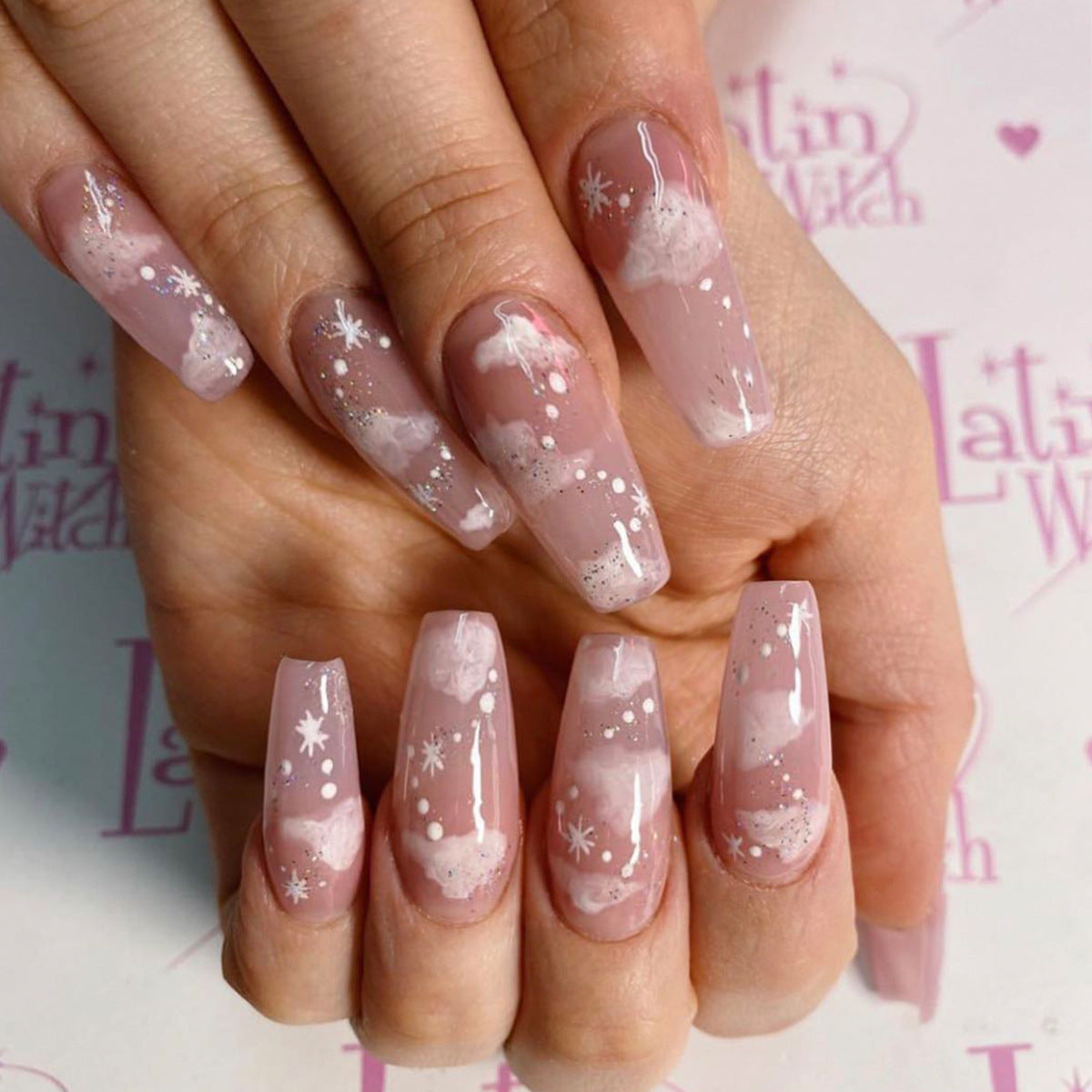 Cloud Nine Nails — Nude Pink Cloud Nail Patches