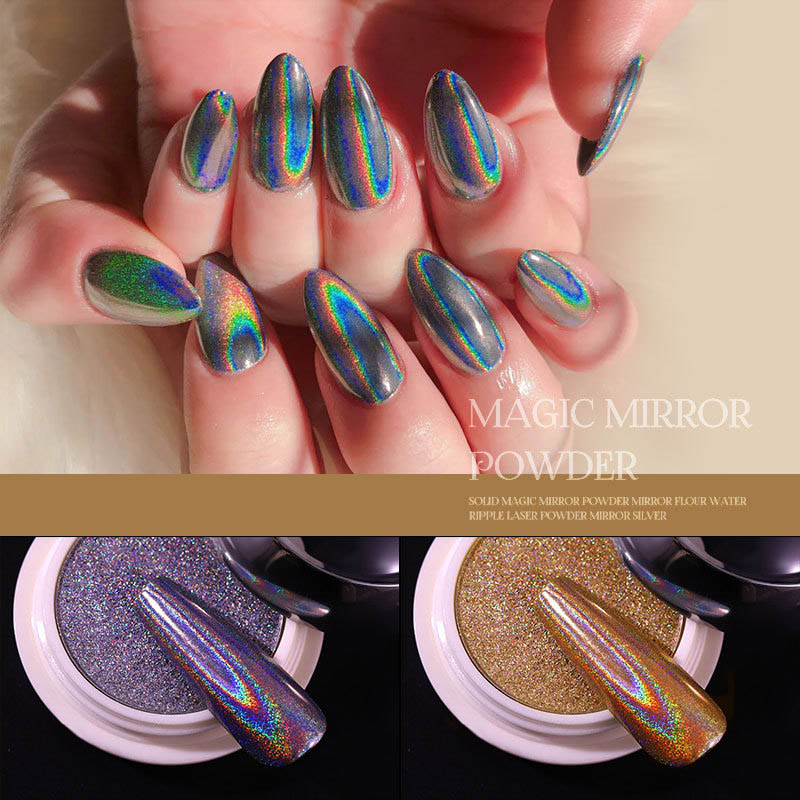Laser Focused — Solid Laser Nail Art Powder
