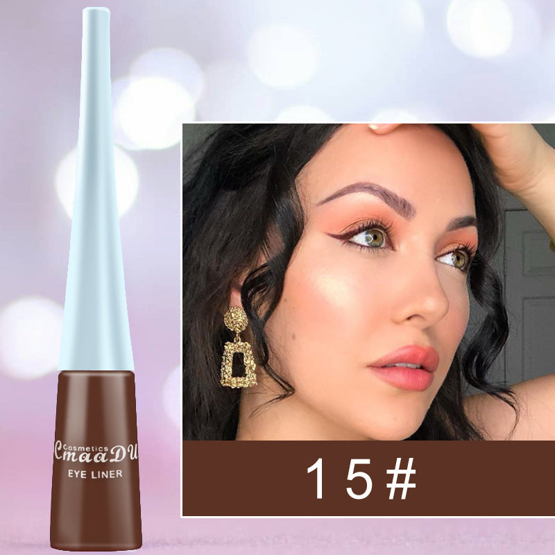 Line & Define — 17-Color Matte & Glitter Liquid Eyeliner