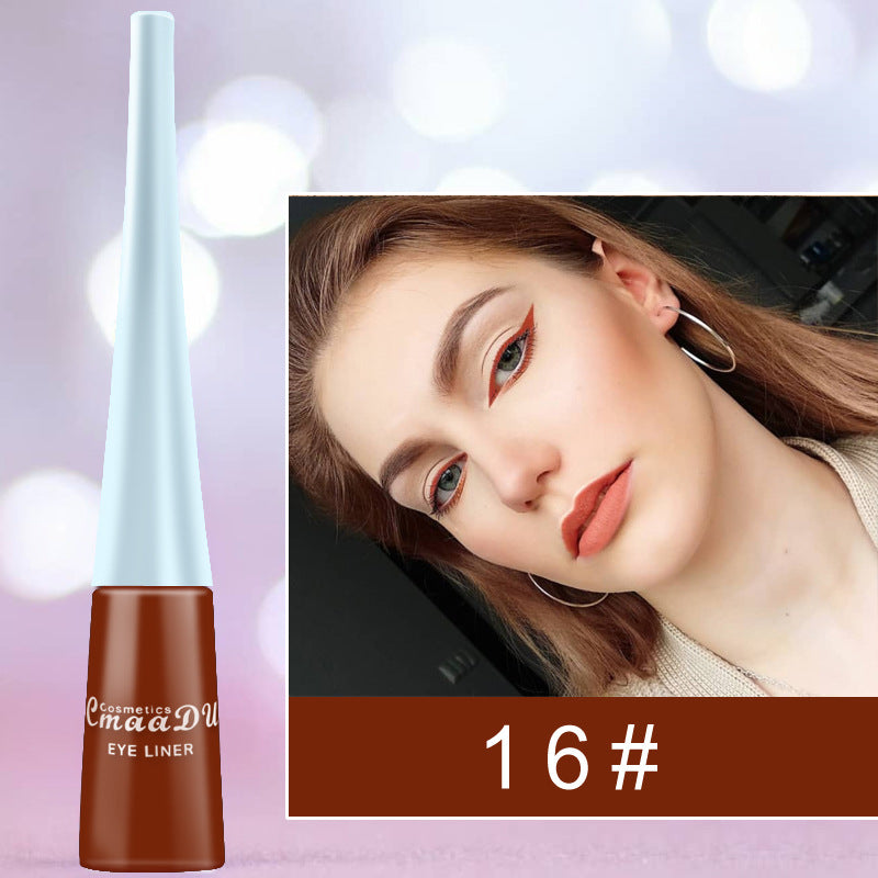 Line & Define — 17-Color Matte & Glitter Liquid Eyeliner