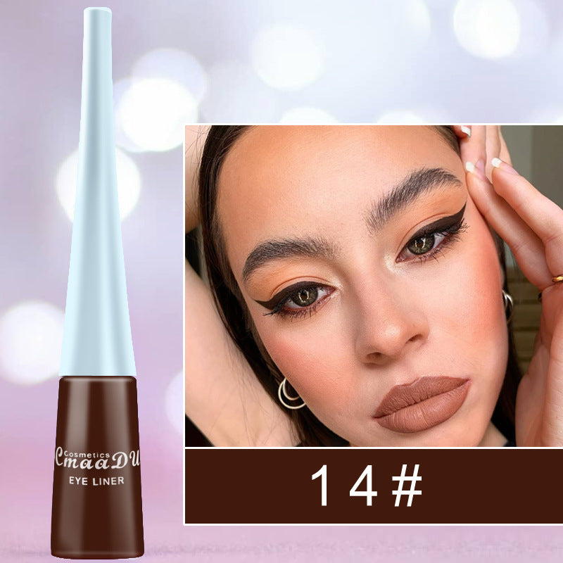 Line & Define — 17-Color Matte & Glitter Liquid Eyeliner