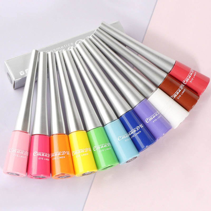 Line & Define — 17-Color Matte & Glitter Liquid Eyeliner