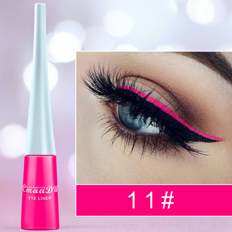 Line & Define — 17-Color Matte & Glitter Liquid Eyeliner
