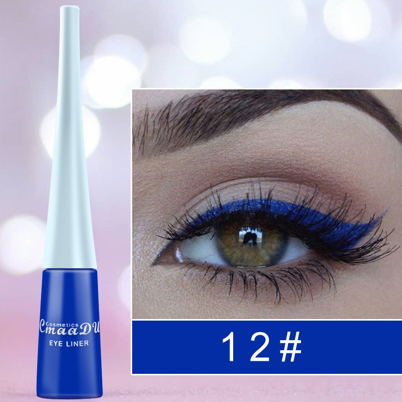 Line & Define — 17-Color Matte & Glitter Liquid Eyeliner