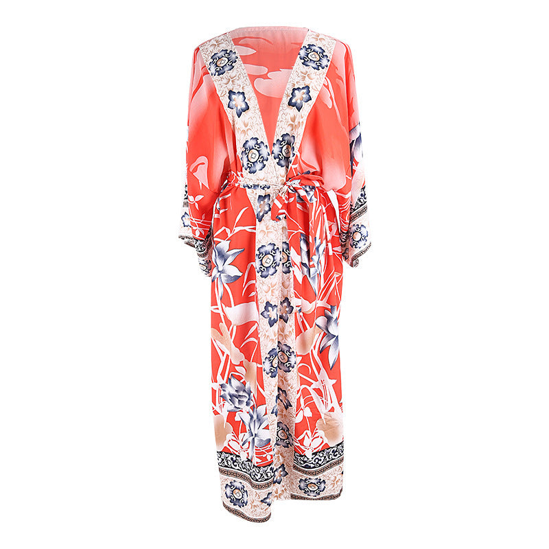 Cotton On — Printed Beach Cover-Up Summer Dress