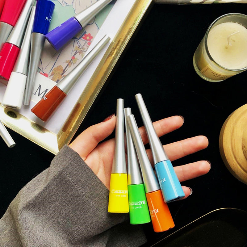 Line & Define — 17-Color Matte & Glitter Liquid Eyeliner