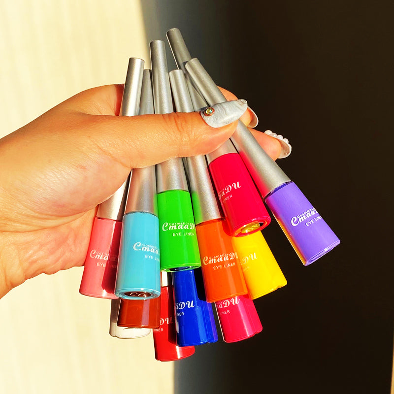 Line & Define — 17-Color Matte & Glitter Liquid Eyeliner