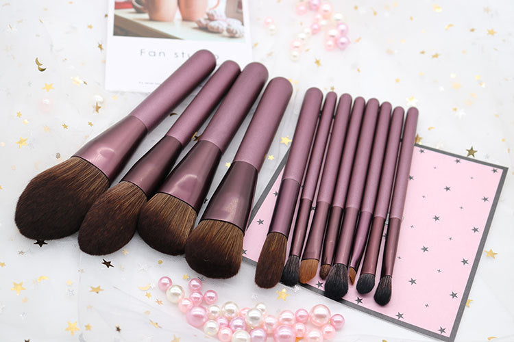 Grape Expectations — 12pc Mini Makeup Brush Set