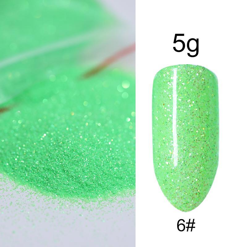Mermaid's Glow — Aurora Glitter Nail Powder Set