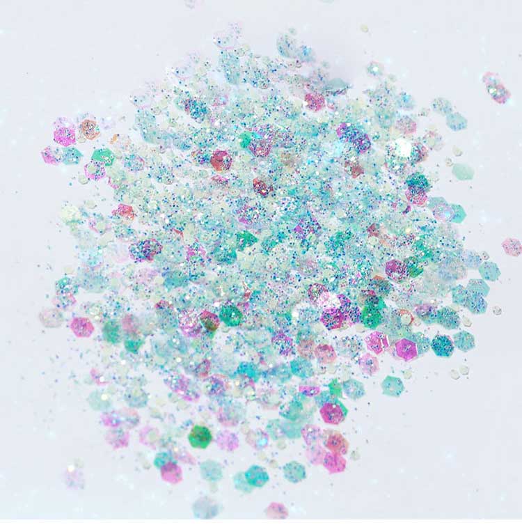Luminous Luxe — Glowing Sequin Nail Art Glitter Set