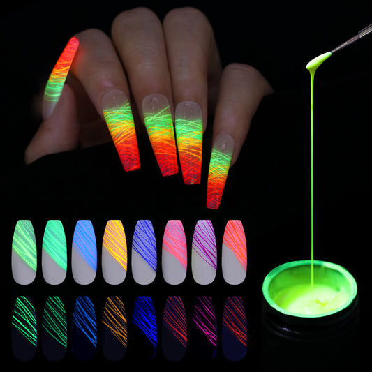 Glow-Getter Gel — Luminous Spider Nail Art UV Gel