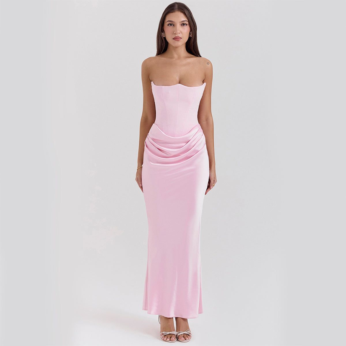Bandeau Beauty — Slim Bandeau Backless Party Dress