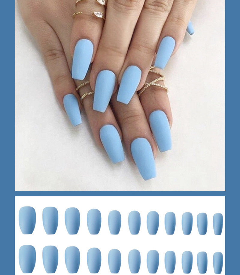 Matte Magic — 24pc Frosted Ballet Fake Nails