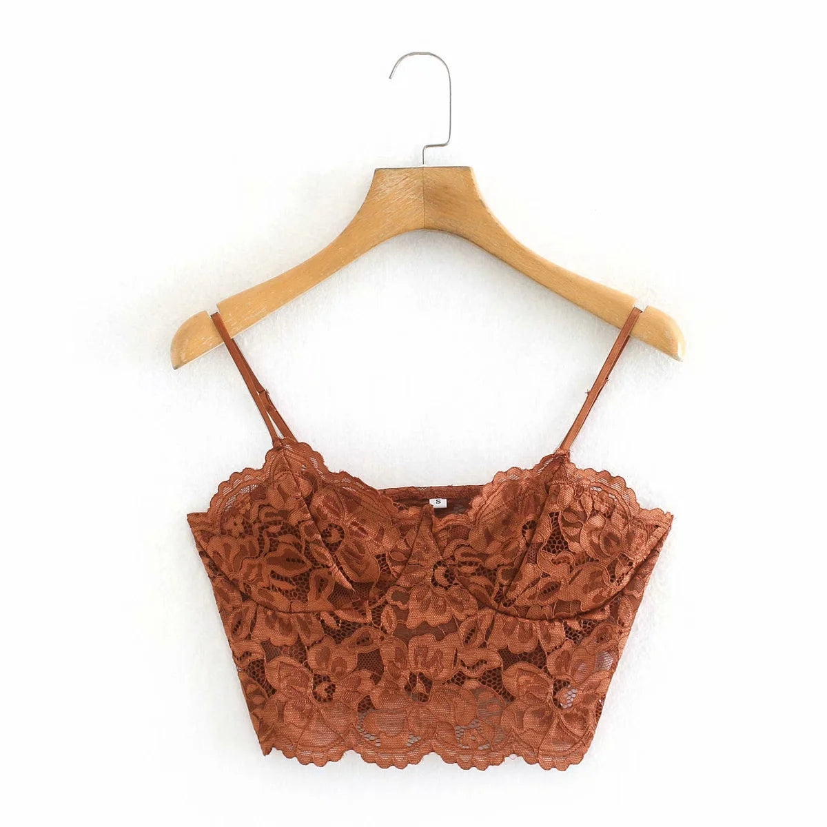 Lace Embrace — Delicate Lace Cami Bralette