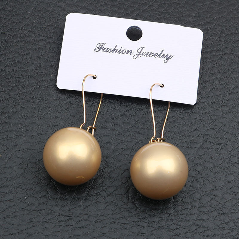 Pearl-fectly Chic — Large Silver Pearl Ear Clips for Women