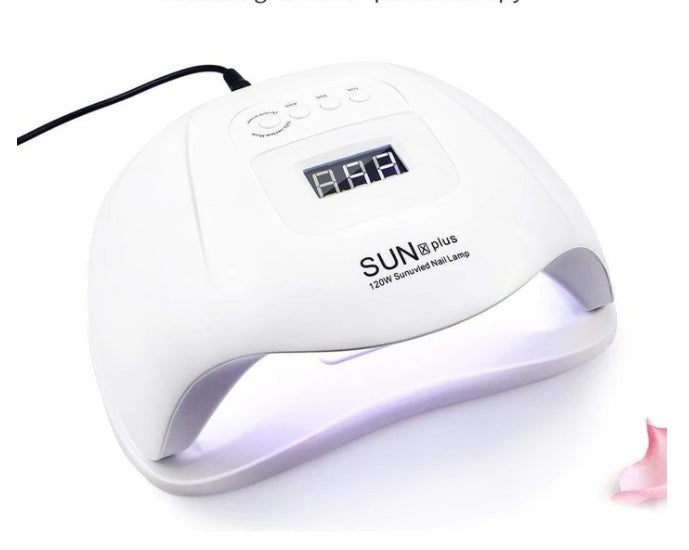 Artful Essentials — Nail Art Tool Set with Polish & Phototherapy Lamp