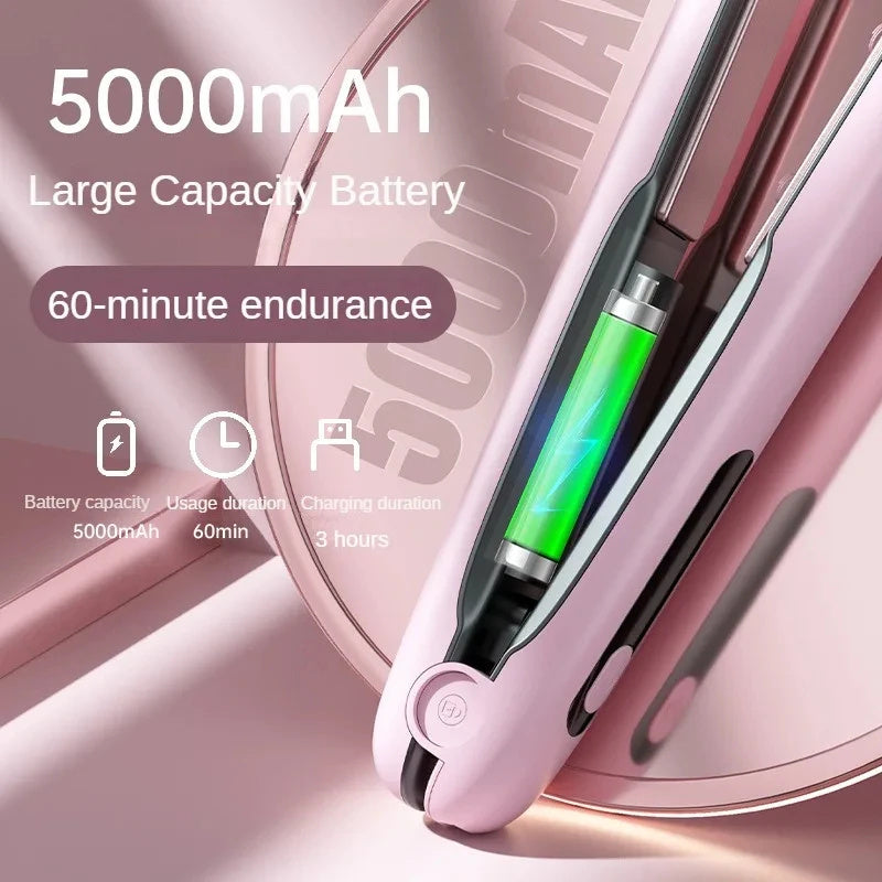 Cordless & Carefree — Mini 2-in-1 USB Rechargeable Hair Styler